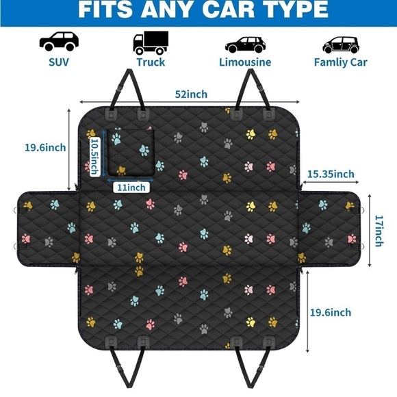 New Car Truck Dog Seat Cover - Fits most vehicles - Picture 2 of 5